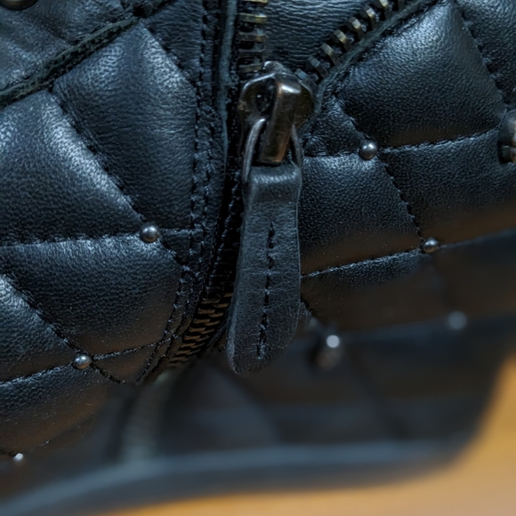 Ash platform sneakers black leather skulls - Picture 8 of 10